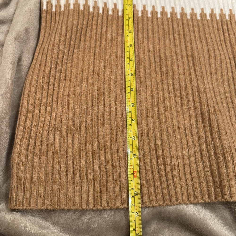 French Connection Colorblock Ribbed Sweater Size L - Picture 8 of 8